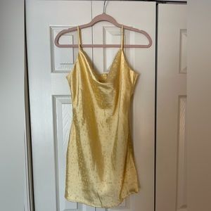 pacsun silk mini dress